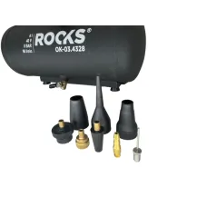 ROOKS OK-03.4328 — 20V AQ-ONE KOMPRESOR 6L- 1 KM - 8 BAR - 40 V, ZESTAW 2X4AH, ŁADOWARKA