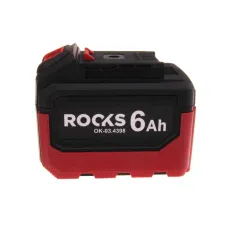 ROOKS OK-03.4398 — 20V AQ-ONE BATERIA, AKUMULATOR LI-ION HI-PRO 6 AH