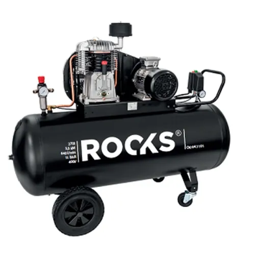 KOMPRESOR TŁOKOWY 270 L - 5,5 KM - 640 L/MIN - 11 BAR - 400V