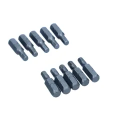 ROOKS OK-07.0023 — BIT DO WKRĘTARKI 1/4X 25 MM X  HEX 4, UDAROWY CVMO-S, KPL 10 CZ.