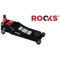 PODNOŚNIK HYDRAULICZNY SAMOCHODOWY NISKOPROFILOWY 3T ŻABA DWUTŁOKOWY 75-505MM ROOKS