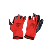 RĘKAWICE POLYESTER-NITRILLE, ROZMIAR L, 5 PAR ROBOCZE