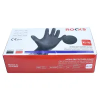 RĘKAWICZKI NITRYLOWE XL GRIPPAZ CZARNE OP 50 SZT. STRONG