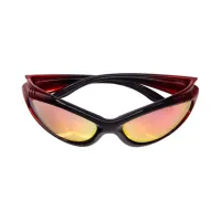 OKULARY OCHRONNE CZERWONE PRZECIWSŁONECZNE UV