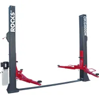 PODNOŚNIK DWUKOLUMNOWY ELEKTROHYDRAULICZNY PÓŁAUTOMATYCZNY 4T ŁĄCZONY DOŁEM ARM 2-2 P: 2820MM 400V OKG-4000M ROOKS