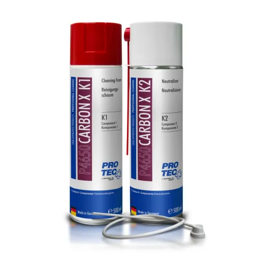 ŚRODEK (2SZT. X 500ML) DO CZYSZCZENIA KOMORY SPALANIA CARBON X 500ML K1+ 500ML K2 / PROTEC