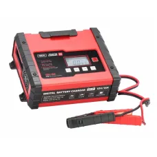IDEAL PCHARGE15 — PROSTOWNIK SAMOCHODOWY PRAKTIK CHARGER 15 LCD, 12V, 2A/8A/15A