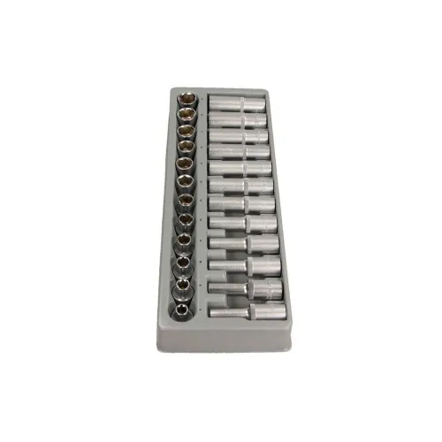 ZESTAW NASADEK 1/2, KRÓTKIE I DŁUGIE, 24 CZ, 8-19 MM
