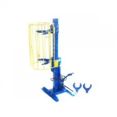 KB GLOBAL T01402BP — ŚCIĄGCZ HYDRAULICZNO-PNEUMATYCZNY SPRĘŻYN MCPHERSON 1T STACJONARNY Z KRATKĄ BEZP...