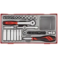 ZESTAWY KLUCZY NASADOWYCH. Z CHWYTEM 1/4 TENG TOOLS TT1435