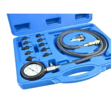 GEK G02507 — TESTER CIŚNIENIA OLEJU  0-10BAR, 10 ADAPTERÓW POMIAROWYCH