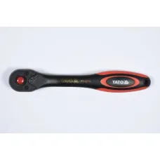 YATO YT-0294 — GRZECHOTKA 3/8 72 ZĘBY 202 MM POWLEKANA WYGIĘTA