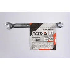 NARZEDZIA WARSZTAT YT-0335 — KLUCZ PLASKO-OCZKOWY 6MM YATO