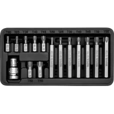 YATO YT-0411 — KOŃCÓWKI WKRĘTAKOWE TORX, KPL. 15 SZT.