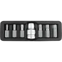 KOŃCÓWKI WKRĘTAKOWE TORX SECURITY, T25-T55, 7 SZT