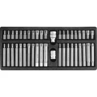 ZESTAW KOŃCÓWEK WKRĘTAKOWYCH RIBE, TORX SECURITY, KOMPLET 42 SZT.