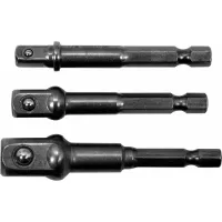 ADAPTERY HEX DO NASADEK-1/4, 3/8, 1/2
