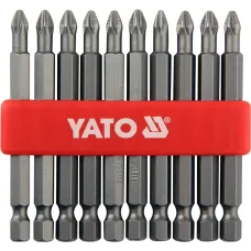 YATO YT-0480 — KOŃCÓWKI WKRĘTAKOWE PH2X75 MM, KPL. 10 SZT.