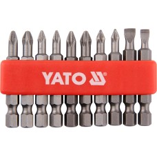 NARZEDZIA WARSZTAT YT-0483 — BITY WKRETAKOWE 50MM MIX 10 EL. DŁUGIE