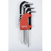 KLUCZE IMBUSOWE HEX 2-10 MM, KPL. 9 SZT.