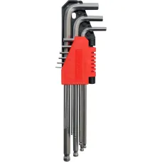 YATO YT-0506 — KLUCZE HEX KULKA 9CZ.1,5-10MM DŁUGIE CRV