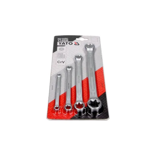 ZESTAW KLUCZY OCZKOWYCH TORX E6-E24 4EL