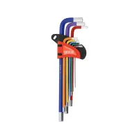 ZESTAW KLUCZY IMBUSOWYCH, 1,5-10 MM, 9 SZT., DŁUGIE