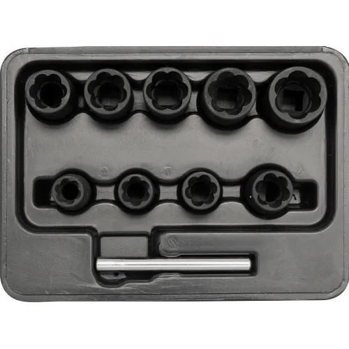 ZESTAW WYKRĘTAKÓW DO ŚRUB  3/8, 10-19MM, 10 CZ