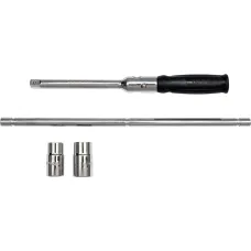 NARZEDZIA WARSZTAT YT-08035 — KLUCZ DO KOL SKLADANY + ETUI + 2 NASADKI 17-19MM 21-23MM