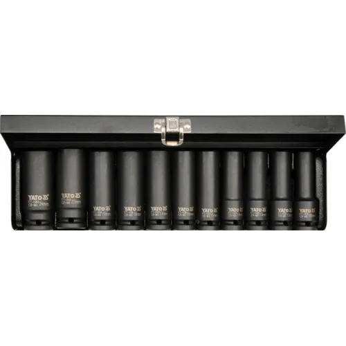ZESTAW NASADEK UDAROWYCH DŁUGIE 1/2, 10-24MM