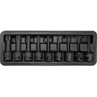 ZESTAW UDAROWYCH KLUCZY TRZPIENIOWYCH TORX 1/2 - 9 SZTUK