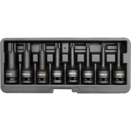 KLUCZE UDAROWE TORX ZESTAW 8CZ.