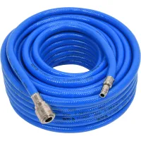 WĄŻ PNEUMATYCZNY PVC Z SZYBKOZŁĄCZEM 10MM X 20M