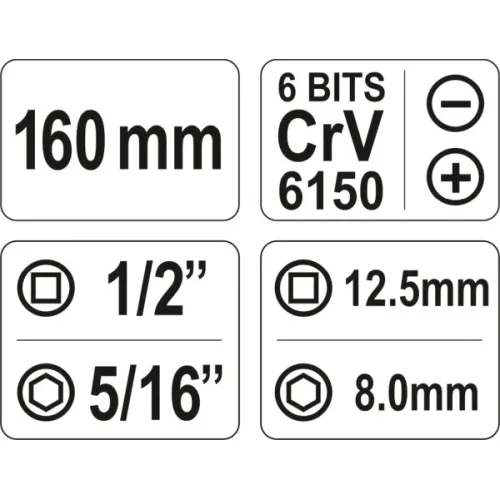 WKRĘTAK UDAROWY CR-V + 6 BITÓW