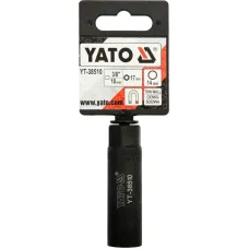NARZEDZIA WARSZTAT YT-38510 — NASADKA DO SWIEC 12-KĄTNA 3/8' 14MM DLUGA 250MM