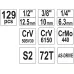 ZESTAW NARZĘDZIOWY 1/4, 3/8, 1/2 KPL 129 SZT