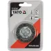 SZCZOTKA TARCZOWA Z TRZPIENIEM, INOX, 50 MM