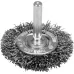 SZCZOTKA TARCZOWA Z TRZPIENIEM, INOX, 50 MM