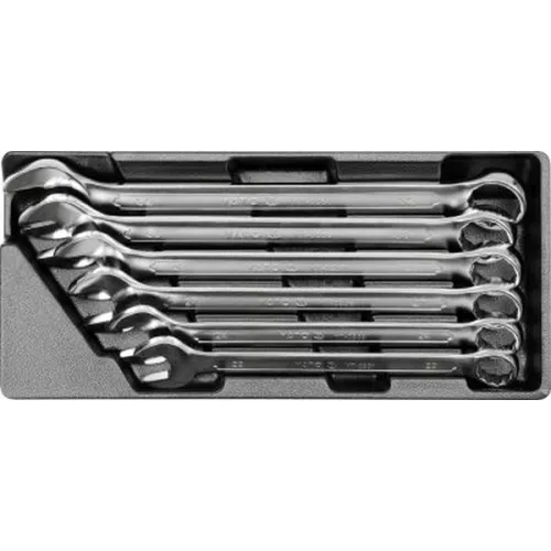 WKŁAD DO SZUFLADY KLUCZE PŁASKO-OCZKOWE, 22-32MM, 6 CZ