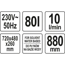 YATO YT-55808 — MYJKA WARSZTATOWA 80L