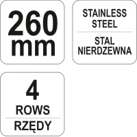 SZCZOTKA DRUCIANA Z PLASTIKOWA