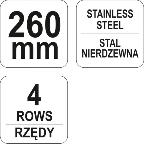 SZCZOTKA DRUCIANA Z PLASTIKOWA