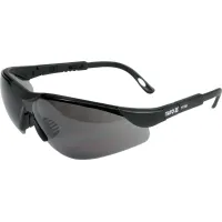 OKULARY OCHRONNE CZARNE PRZYCIEMNIANE TYP 91659