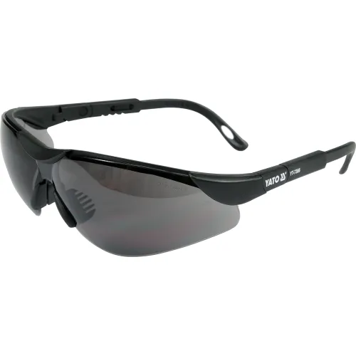 OKULARY OCHRONNE CZARNE PRZYCIEMNIANE TYP 91659