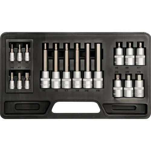 KLUCZE TRZPIENIOWE HEX, 3-12MM, 18CZ