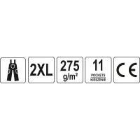 SPODNIE ROBOCZE DUERO OGRODNICZKI R. XXL