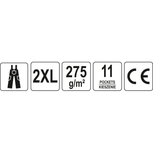 SPODNIE ROBOCZE DUERO OGRODNICZKI R. XXL