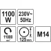 SZLIFIERKA KATOWA 1100W 125MM YATO