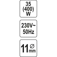 PISTOLET DO KLEJU 11MM 35(400)W