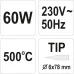LUTOWNICA OPOROWA KOLBOWA, 60W, 230V